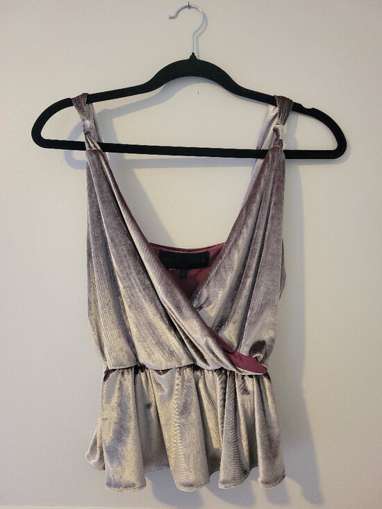 Kendall & Kylie Tops - Kendall & Kylie Velvet Top